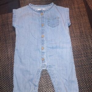 Unisex Denim Romper